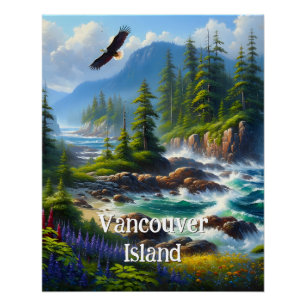 Vancouver Island Natuur Art Poster Perfect Poster