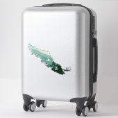Vancouver Island West Coast Design Vinyl Sticker (Koffer)