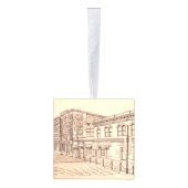 Vancouver-kerstornament, gepersonaliseerd Souvenir Kubus Ornament (Rechts)
