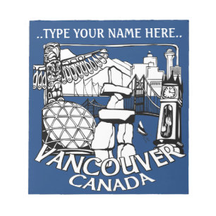 Vancouver-laptop - Aangepast Vancouver Souvenir Notitieblok