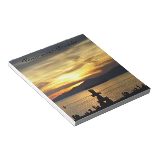 Vancouver-laptop - Aangepast Vancouver Souvenir Notitieblok (Schuin)