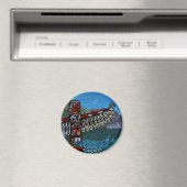 Vancouver Magnet Souvenir Magnet-Buttonnen en cade Magneet (Insitu (Vaatwasser))
