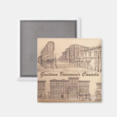 Vancouver Magnet Souvenir Magnet Buttonnen Gifts Magneet (Voorkant / Achterkant)