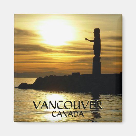 Vancouver Magnet Souvenir Sunset Beach Magnets (Devant)
