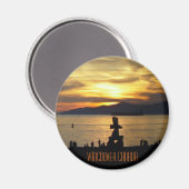 Vancouver Magnet Souvenir Sunset Beach Magnets (Recto/Verso)