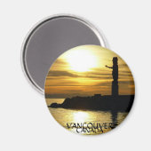 Vancouver Magnet Souvenir Sunset Beach Magnets Magneet (Voorkant / Achterkant)