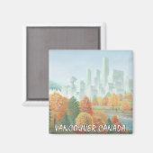 Vancouver Magnet Souvenir Vancouver Cadeaux emblém (Recto/Verso)