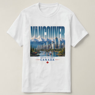 🏔 Vancouver Moderne Kuststad Stijl 🏔 T-shirt