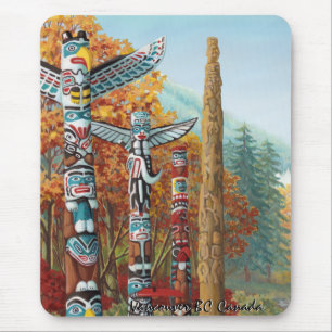 Vancouver Mousepad Souvenir Vancouver Art Gifts Muismat