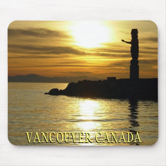 Vancouver Mousepad Souvenir Vancouver Sunset Gifts Muismat (Voorkant)