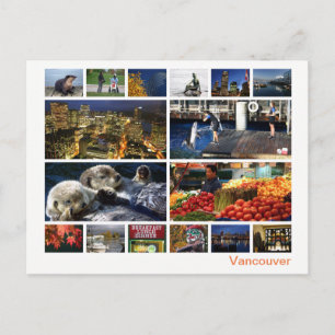 Vancouver multi-afbeelding 2 briefkaart