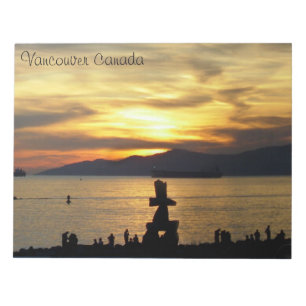 Vancouver Notepad Vancouver Landmarks Souvenir Notitieblok