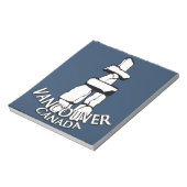 Vancouver Notepad Vancouver Landmarks Souvenir Notitieblok (Gedraaid)