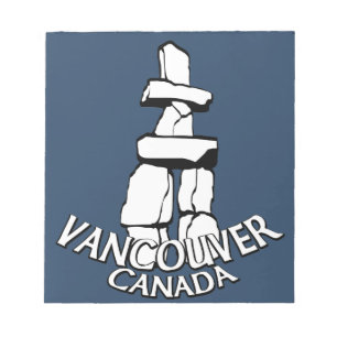 Vancouver Notepad Vancouver Landmarks Souvenir Notitieblok