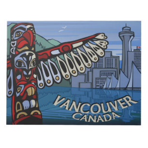 Vancouver Notepad Vancouver Landmarks Souvenir Notitieblok