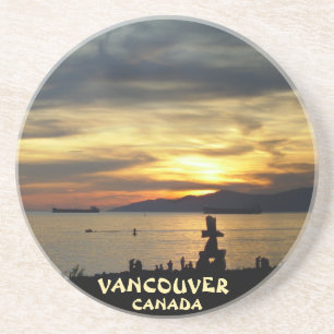 Vancouver Onderzetter Inukshuk Vancouver Souvenir