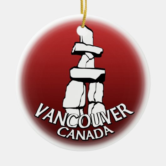 Vancouver Ornament Persoonlijk Vancouver Souvenir (Voorkant)