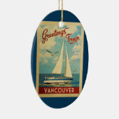 Vancouver Ornament Sailboat B.C. Canada (Rechts)