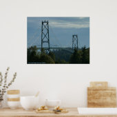 Vancouver Poster Print Vancouver Cityscape Print (Keuken)