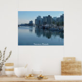 Vancouver Poster Print Vancouver Cityscape Print (Keuken)