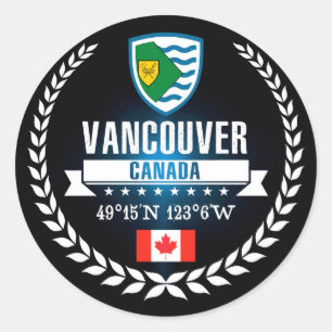 Vancouver Ronde Sticker