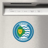 Vancouver Round Emblem Magneet (Insitu (Vaatwasser))