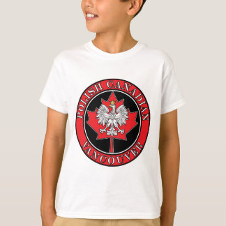 Vancouver Round Poland Canadees Leaf T-shirt
