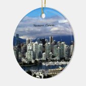 Vancouver, schilderachtig landschap in Canada Keramisch Ornament (Links)