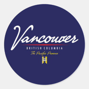 Vancouver Script Ronde Sticker