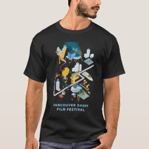 Vancouver Short Film Festival - T-Shirt (zwart)
