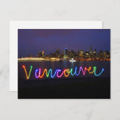 Vancouver Skyline Briefkaart (Voorkant / Achterkant)