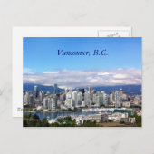 Vancouver Skyline Briefkaart (Voorkant / Achterkant)