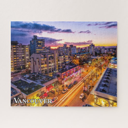 Vancouver Skyline, Brits-Columbia, Canada Legpuzzel (Horizontaal)