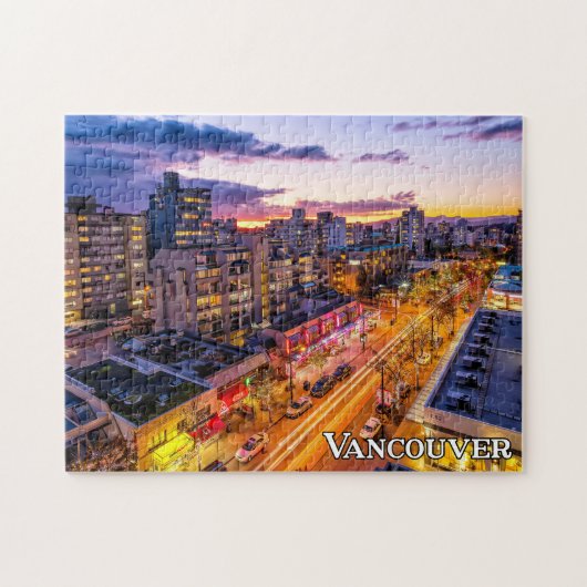 Vancouver Skyline, Brits-Columbia, Canada Legpuzzel (Horizontaal)