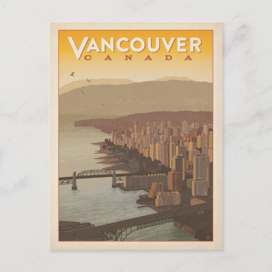 Vancouver Skyline | Canada Briefkaart (Voorkant)