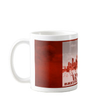 Vancouver skyline met rode snuit