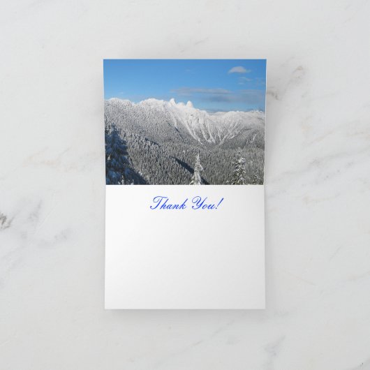 Vancouver Skyline Note Kaart (Binnen)