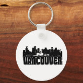 Vancouver Skyline Sleutelhanger (Voorkant)