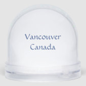 Vancouver Snow Globe Custom Vancouver Snowglobe (Arrière)