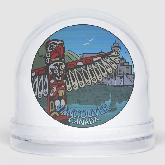 Vancouver Snow Globe Custom Vancouver Snowglobe Sneeuwbol (Voorkant)