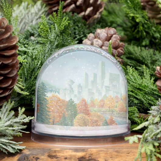 Vancouver Snow Globe Custom Vancouver Snowglobe Sneeuwbol (Winter)
