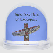 Vancouver Snow Globe Custom Vancouver Snowglobes Sneeuwbol (Achterkant)