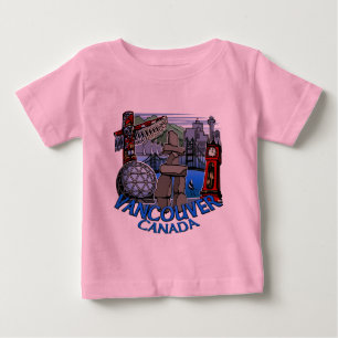 Vancouver Souvenir Baby T-shirts Landmark Baby T-s