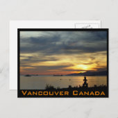 Vancouver Souvenir Briefkaarten Inukshuk Landmark (Voorkant / Achterkant)