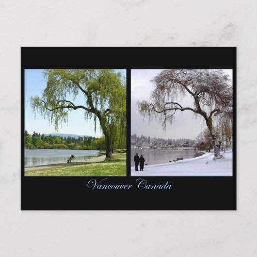 Vancouver Souvenir Briefkaarten Seasons Landschap (Voorkant)