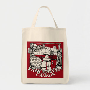 Vancouver Souvenir Canvas tas Landmark Art Bags