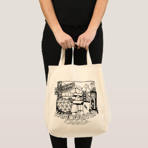 Vancouver Souvenir Canvas tas Landmark Art Bags
