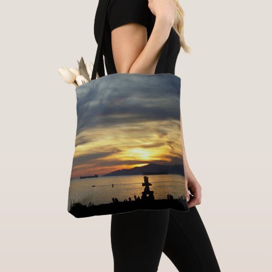 Vancouver Souvenir Canvas tas Vancouver Sunset Bag (Dichtbij)