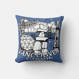 Vancouver Souvenir Coussin Vancouver Cadeaux emblé