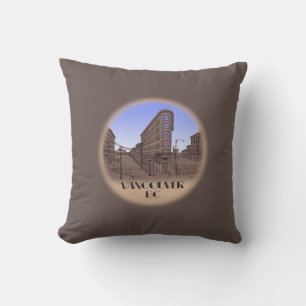 Vancouver Souvenir Coussin Vancouver Gastown Cadea